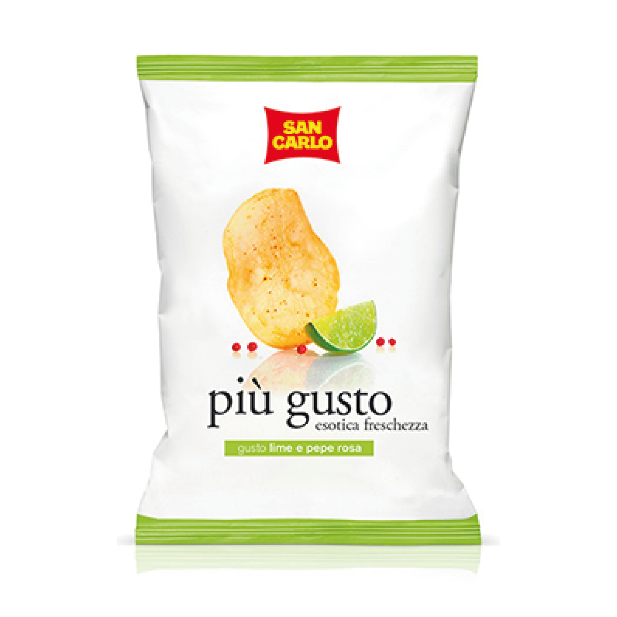 San Carlo Lime And Pink Pepper Crisps Gr